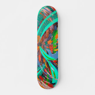 Skateboard Art Mystique Abstrait