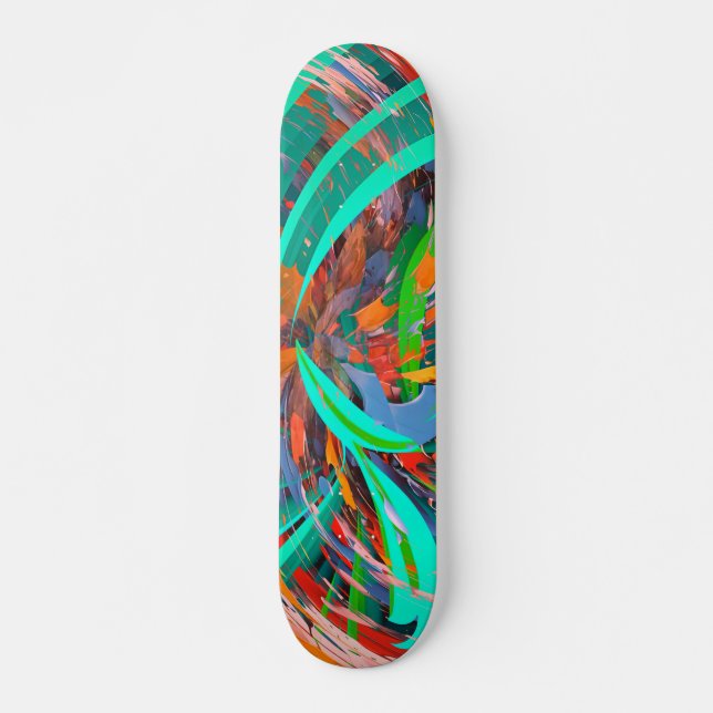 Skateboard Art Mystique Abstrait (Devant)