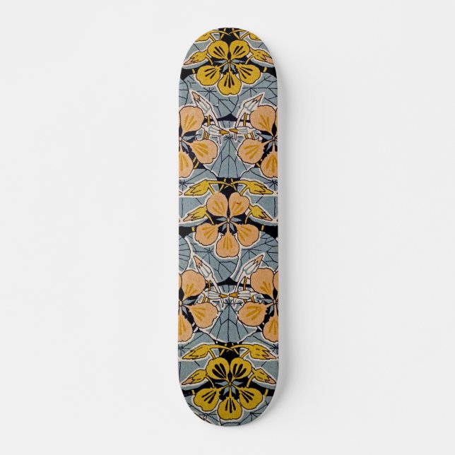 Skateboard Art Nouveau Design #10 @ VictoriaShaylee (Devant)