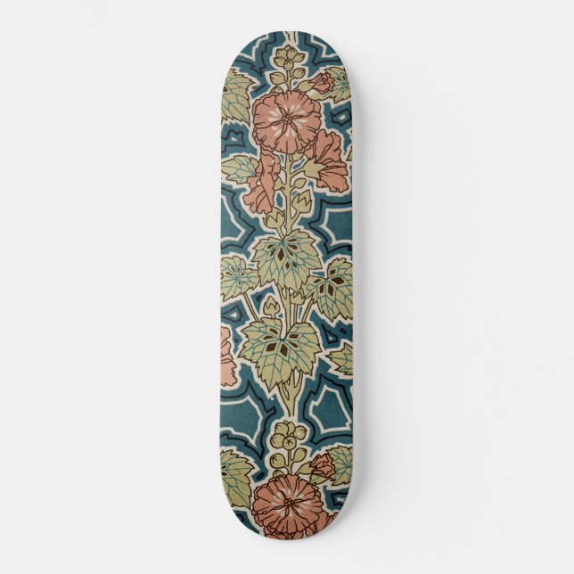 Skateboard Art Nouveau Design #12 @ VictoriaShaylee (Recto)