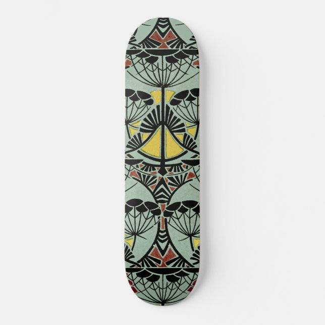 Skateboard Art Nouveau Design #5 @ VictoriaShaylee (Recto)
