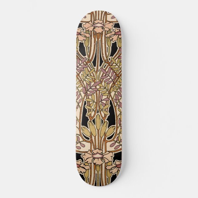 Skateboard Art Nouveau Design #9 @ VictoriaShaylee (Recto)
