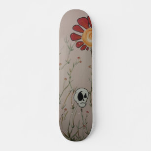 Skateboard Art original de planche à roulettes isolée de