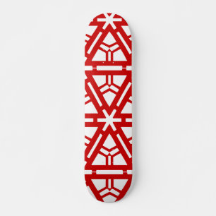 Skateboard Art Rouge Contemporain