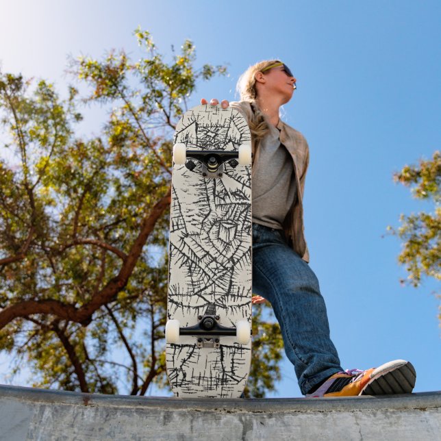Skateboard Art sur roues - Esel de Paul Klee (Extérieur 1)