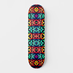 Skateboard Art urbain coloré / Graffiti inspiré
