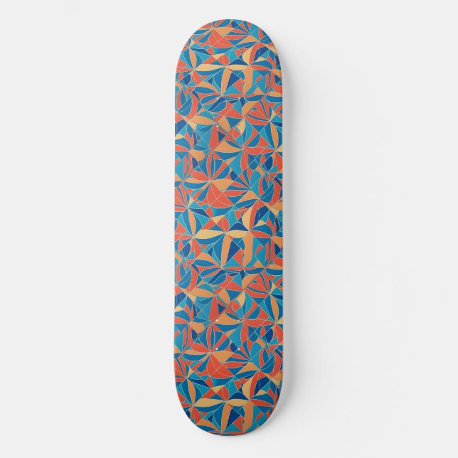 Skateboard Art urbain moderne Abstrait lumineux (Recto)