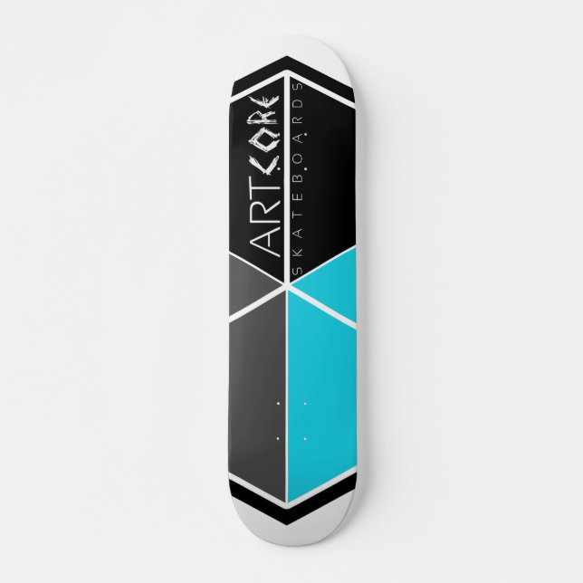 Skateboard ArtCore Skateboards/Big Logo BLUE (Devant)