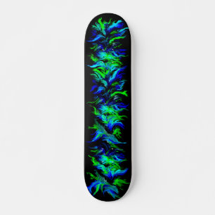 Skateboard Artdeco de style arc-en-ciel