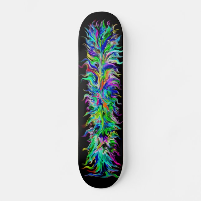 Skateboard Artdeco en style Regenbogen (Recto)