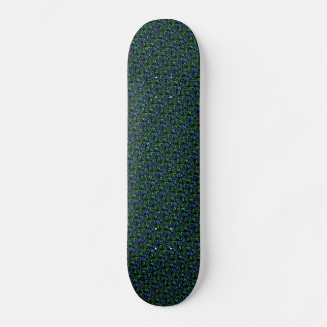 Skateboard Artdeco fou à Funky Rainbow Style (Recto)