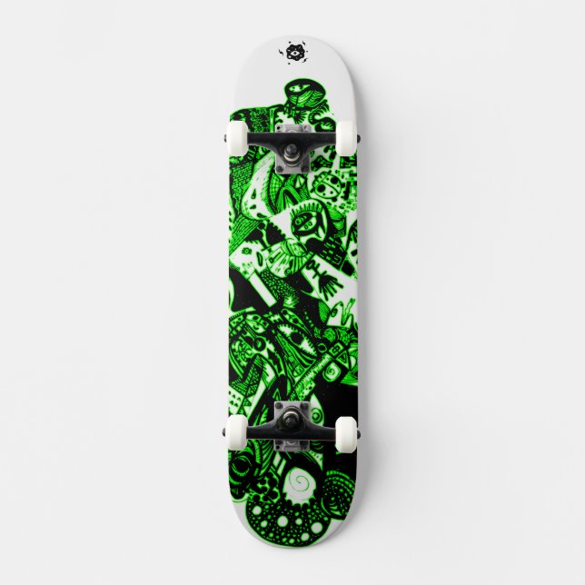 Skateboard Artsy Green (Recto)