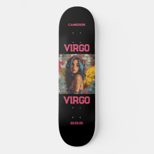 Skateboard Astrologie Graffiti Virgo Zodiac Skate