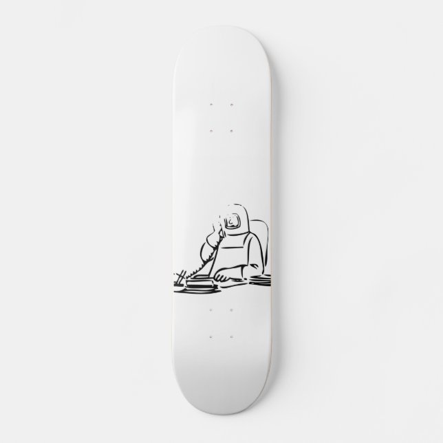 Skateboard astronaute (Recto)