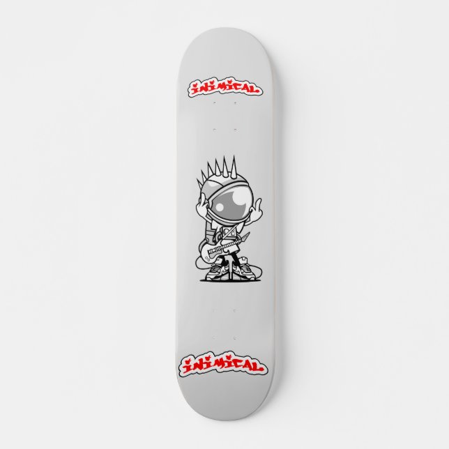 Skateboard Astronaute de Punk Rock (Devant)