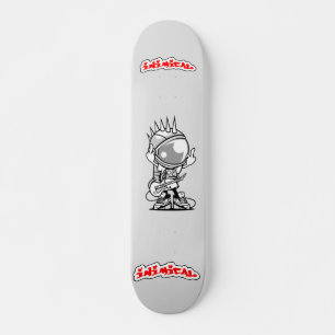 Skateboard Astronaute Punk Rock Inamical