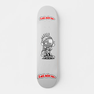 Skateboard Astronaute Punk Rock Inamical