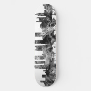 Skateboard Atlanta Georgia Skyline noir blanc