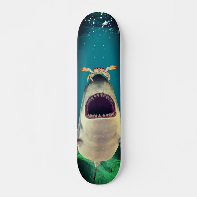 Skateboard Attaque de requins (Devant)