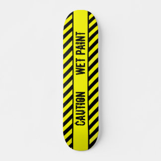 SKATEBOARD ATTENTION - PEINTURE HUMIDE
