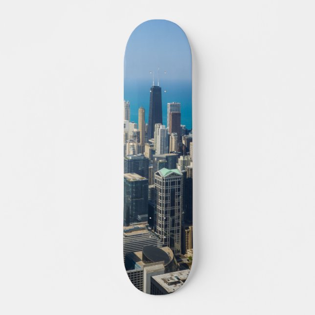Skateboard Au-dessus de Chicago (Devant)