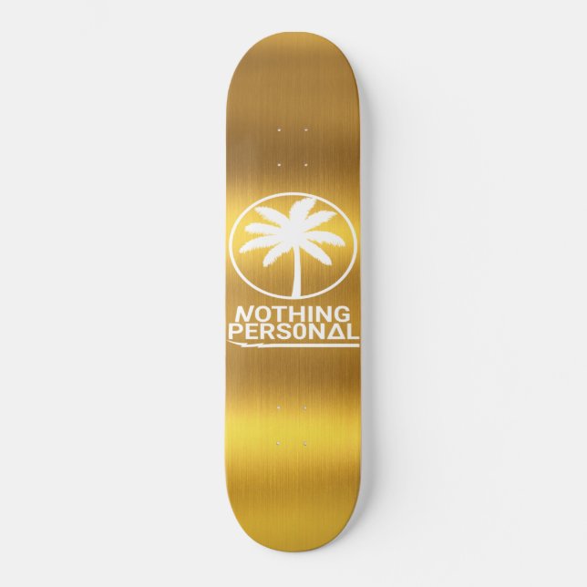 Skateboard Aucun Gold Deck personnel (Recto)