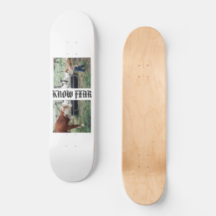 SKATEBOARD AUCUNE PEUR N'A L'AIR DE PEUR
