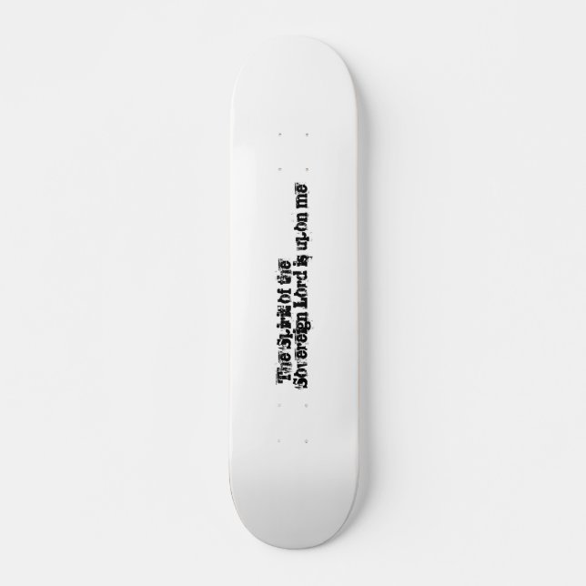 Skateboard Audacieuse Typographie inspirante Bible Texte (Devant)