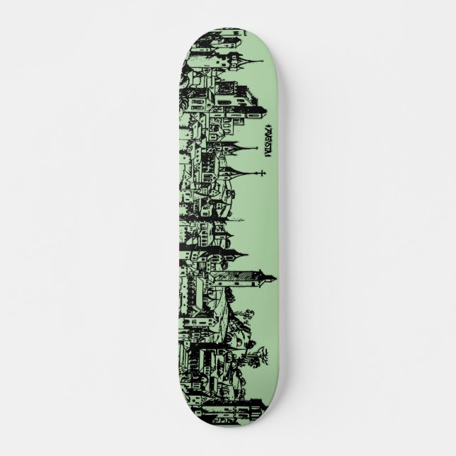 Skateboard Augsbourg capitale allemande de la Souabe (Devant)