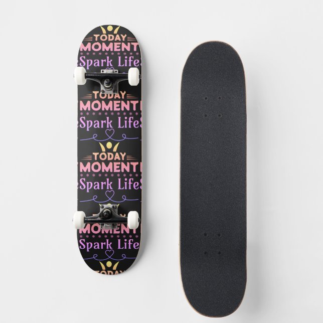 Skateboard Aujourd'hui Moment, la vie étincelante (Recto)