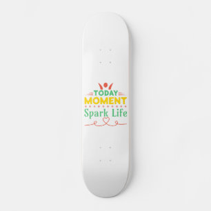 Skateboard Aujourd'hui Moment, la vie étincelante