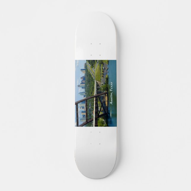 Skateboard Austin, Texas & 360 Bridge (Devant)