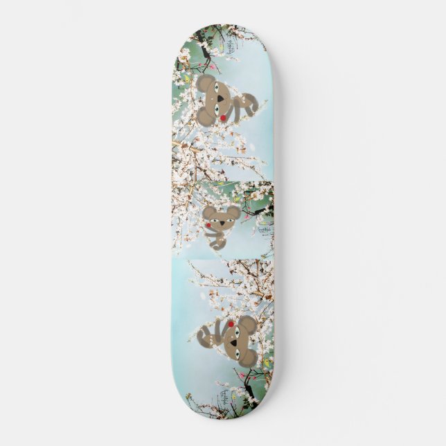 Skateboard Australie Koala sauvage explorant la floraison des (Recto)