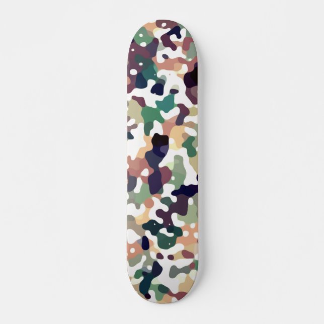 Skateboard Automne Camo (Devant)