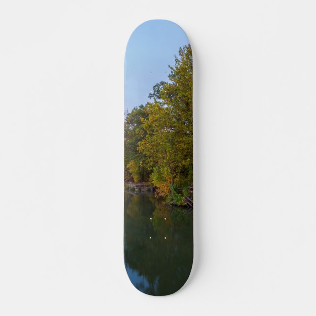Skateboard Automne Matin Lac Springfield (Devant)