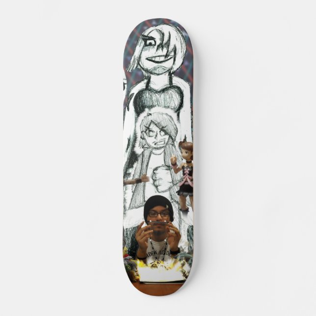 Skateboard Autoportrait (Christopher Saturn) (Recto)
