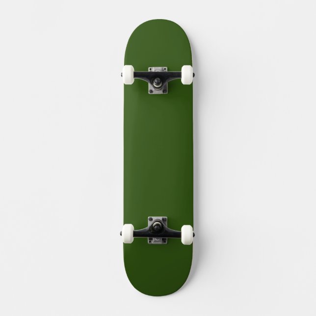 Skateboard Autorité verte de forêt simple® (Recto)