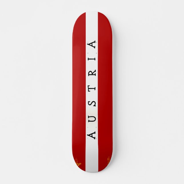 Skateboard Autriche (Devant)