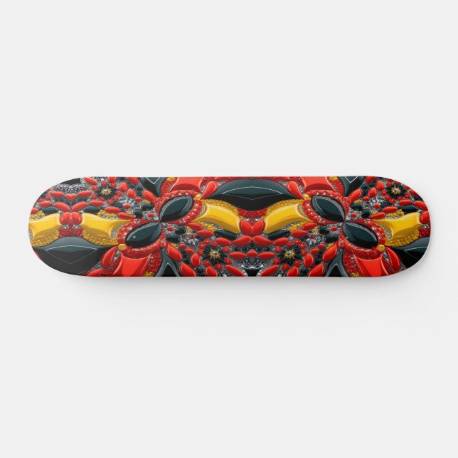 Skateboard avec Allemagne Couleurs Design (Horz)