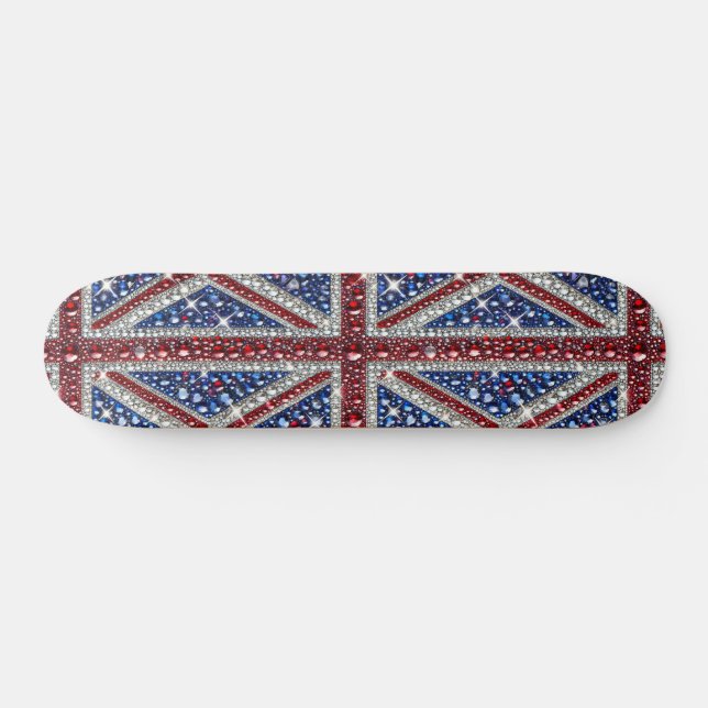 Skateboard avec British Colours Design (Horz)