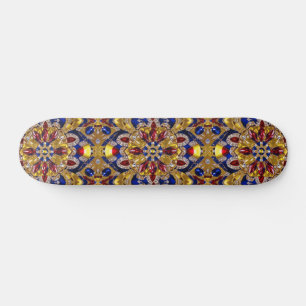 Skateboard avec Colombie Couleurs Design
