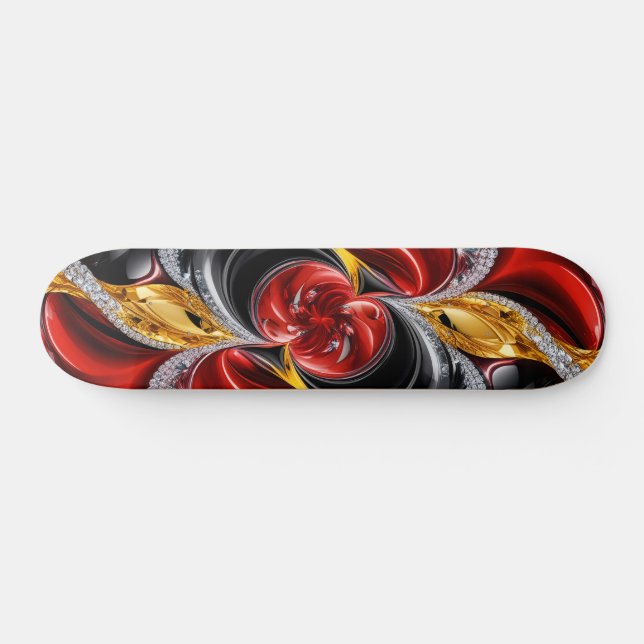 Skateboard avec design couleur allemande (Horz)