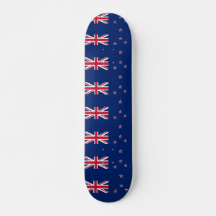 Skateboard avec drapeau de la Nouvelle-Zélande