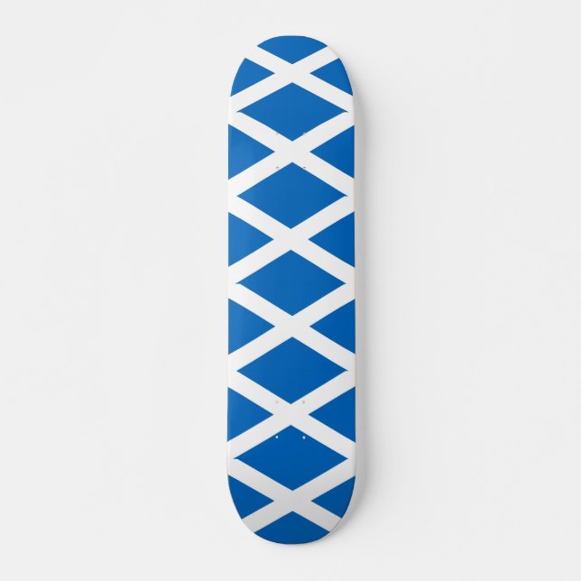 Skateboard avec drapeau d'Ecosse (Devant)