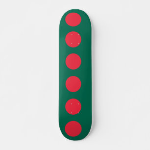 Skateboard avec drapeau du Bangladesh