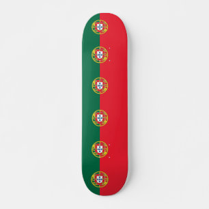 Skateboard avec drapeau du Portugal