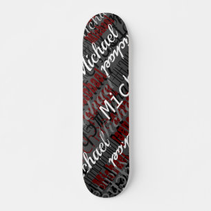 Skateboard avec son nom