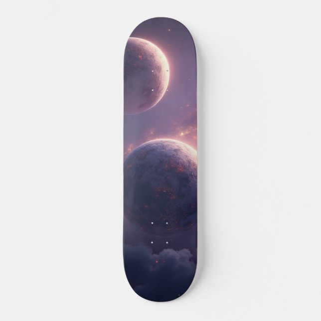 Skateboard Aventure Cosmique : Conception de Planche à Roulet (Recto)