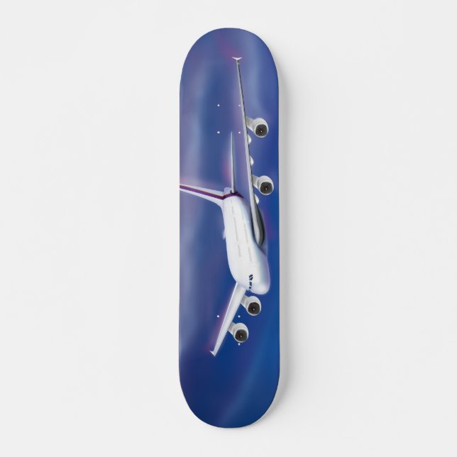 Skateboard Avion Commercial à Deux Ponts (Devant)