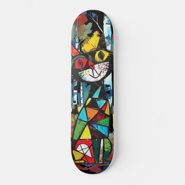 Skateboard Avoir Une Journée Abstraite Kinda (Recto)